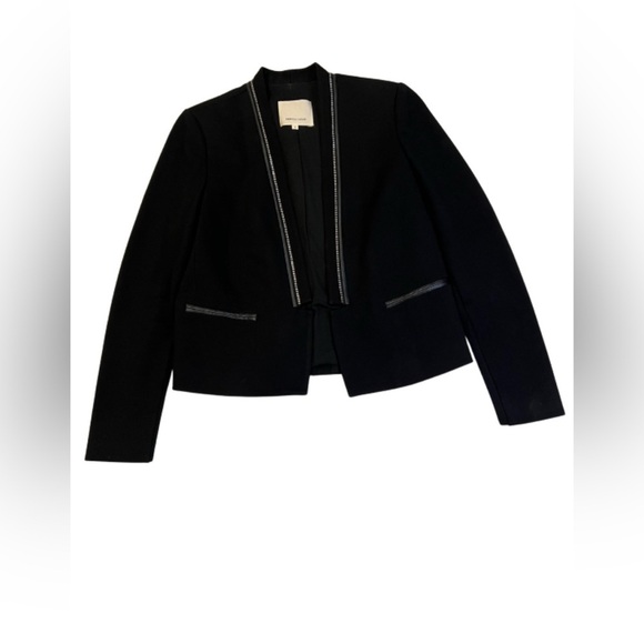 Rebecca Taylor Zipper Blazer Black Size 2